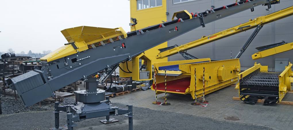 Keestrack radial S1e stacker