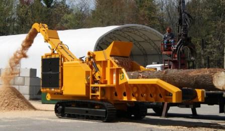 ChipMax 484 drum chipper biomass