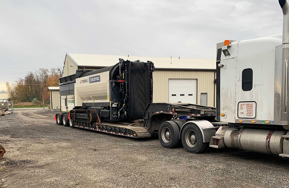 Terex Ecotec 620T tracked trommel screening plant