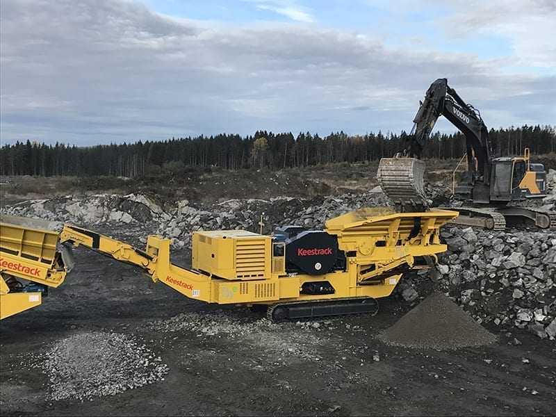 Keestrack B4 jaw crusher