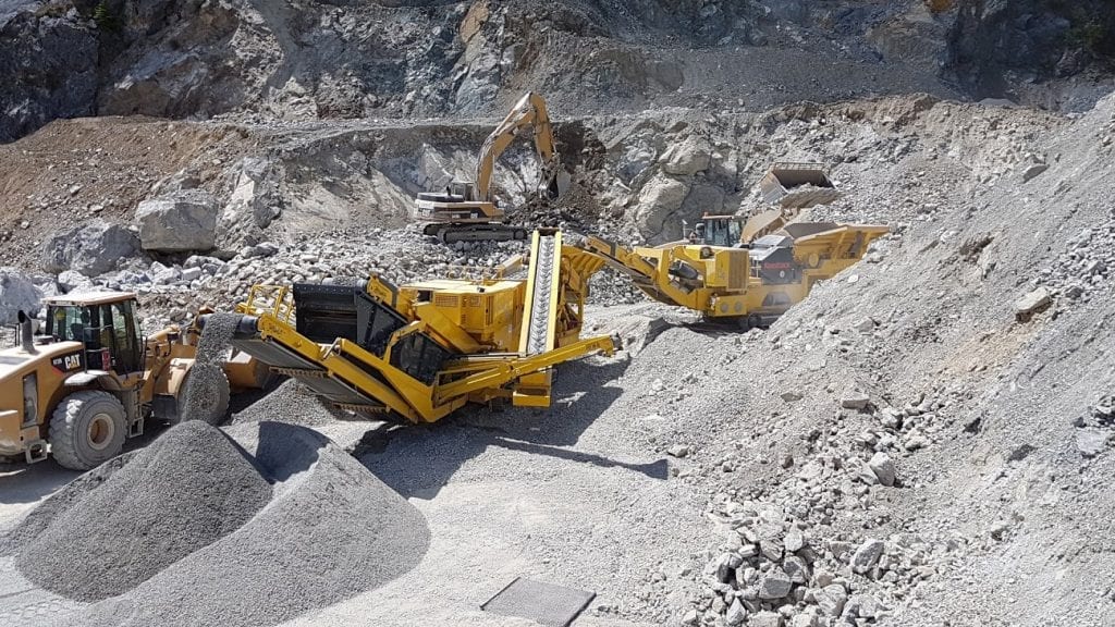 Keestrack B4 jaw crusher