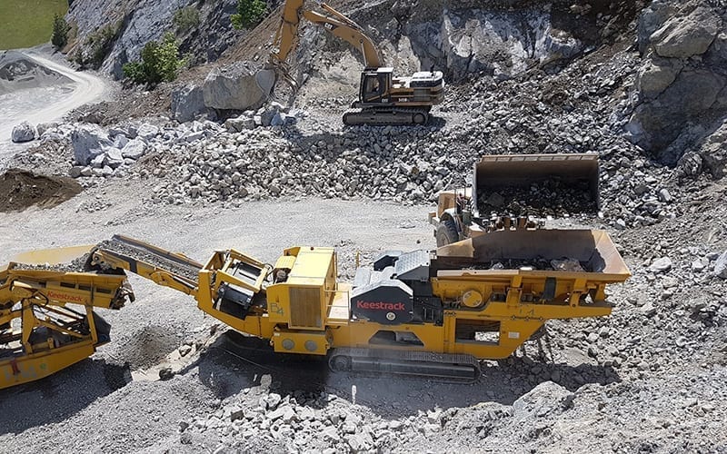 Keestrack B4 jaw crusher