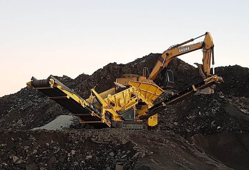 Keestrack K4 track mounted scalping screener