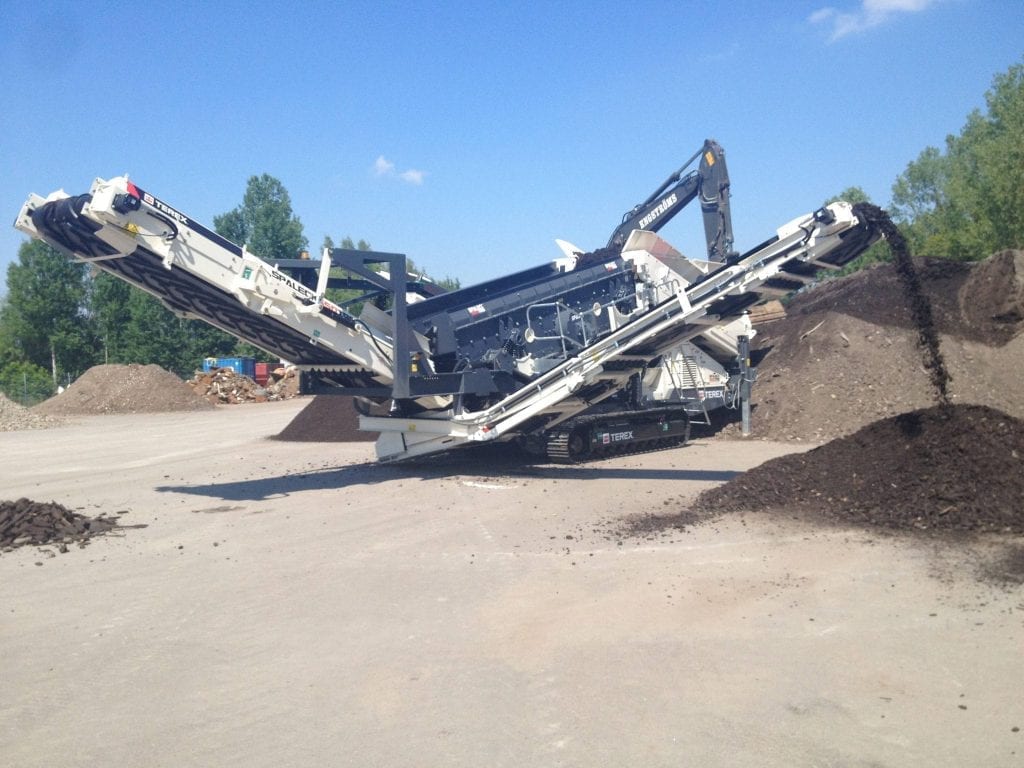 Ecotec TRS550 Tracked Recycling Screening Plant