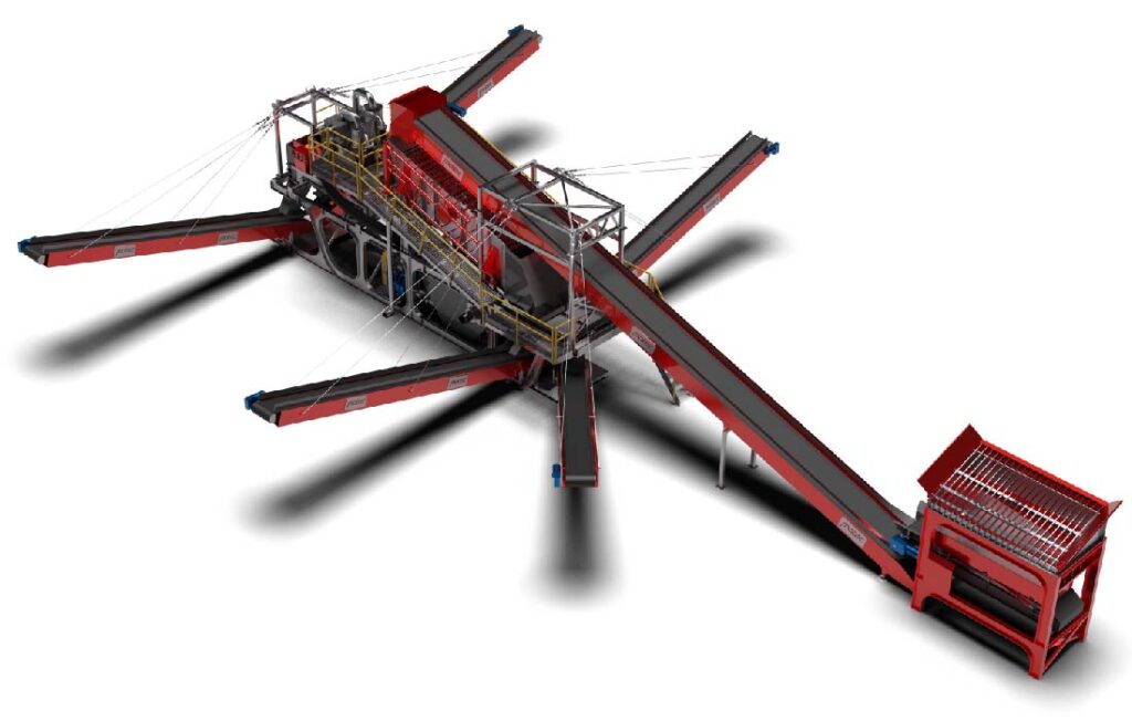 Matec Aggretec screening and washing unit.