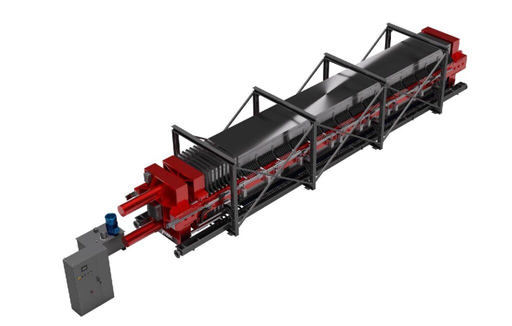 Matec Terrae filter press for waste water treatment and wet processing.