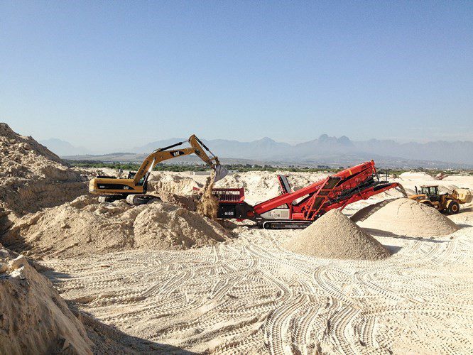 Sandvik QA441 incline finishing screener.