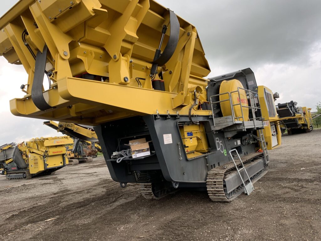 Keestrack B5 jaw crusher.